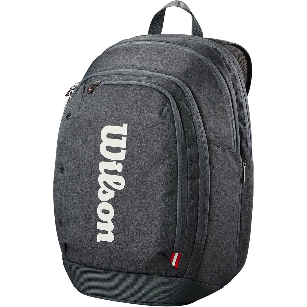 Wilson 2025 Tour Tennis Backpack Holds 2 Rackets Gray Travel Sport Bag NEW - Picture 7 of 7